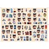 Nezha & Ao Bing Cartoon DIY Stickers - 80 PCS