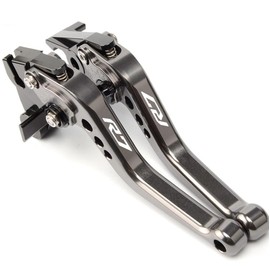 MTCRIGHTER for Yamaha R7 YZF-R7 2021-2024 2025 Short Brake Clutch Lever CNC Aluminum Alloy Accessories (Gray)