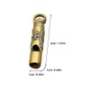 Sosoport Pendant Whistle Multi-use Decorative Keychain Whistle for Sports Survival