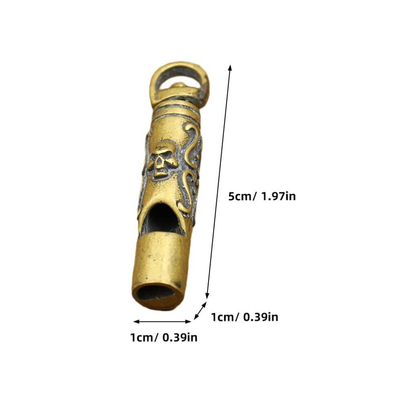 Sosoport Pendant Whistle Multi-use Decorative Keychain Whistle for Sports Survival