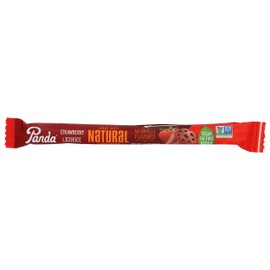 Panda Natural Strawberry Licorice Stick, Vegan, Fat Free, Kosher, Non-GMO, 1.1 Oz (Pack of 20)
