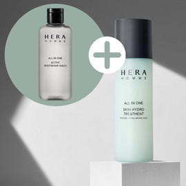 Hera Homme All-in-one Skin Hydro Treatment 150ml+All-in-one Body & Hair Wash 200ml Men's Cosmetics / 헤라 옴므 올인원 스킨 하이드로 트리트먼트 150ml+올인원 바디 앤 헤어워시 200ml 남성화장품