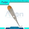 Avon Surgical Bernard Dental Root Elevator with Concave Spade Tip,