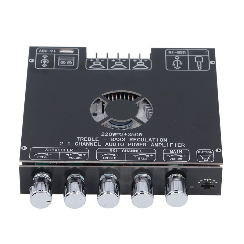ZK AS21 Bluetooth Amplifier Board Dual Channel TPA3255 Chip 220Wx2