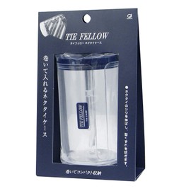 Ikemoto Hanko Industrial Tie Case TW500, Navy, 2.6 x 4.3 x 2.6 inches (6.6 x 11 x 6.6 cm)