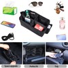 Lcojicep Center Console Hidden Organizer Bag Compatible Compatible with Tacoma
