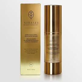 Vitasei Beauty Boost Serum Facial Noche, Células Madre y Colágeno, 30ml | Hidro Renovador Celular, Ayuda a Mejorar la Elasticidad y Firmeza de la Piel, Textura Ligera, Uso Nocturno Diario