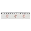 'Coloured Axolotl' 15cm (6 Inch) White Plastic Ruler (RL00088509)