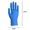 Bodyguards Disposable Blue Nitrile Gloves Medium 100 Pieces Hand Protection