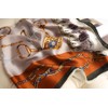 MEISEE 100% Pure Mulberry Silk Scarf 43”*43” Large Square Lightweight