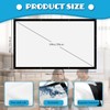 Projector Screen 100 Inches, 16:9 HD Foldable Projector Screen, Anti-Wrinkle