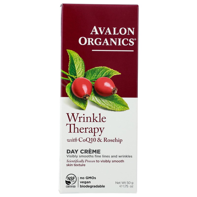 Avalon Organics CoQ10 Repair Wrinkle Defense Creme Broad Spectrum SPF15