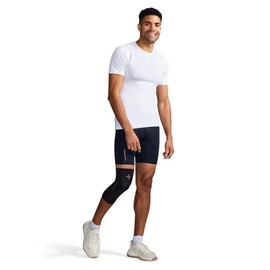Tommie Copper - Unisex Core Compression Knee Sleeve - Black – Large
