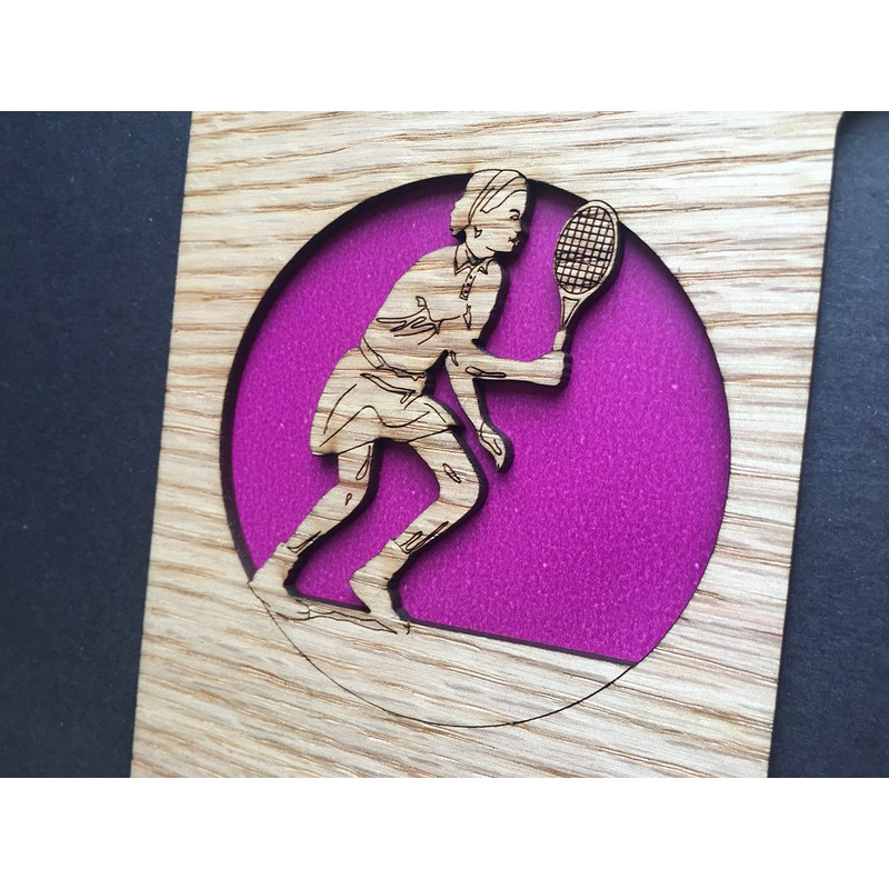 Tennis Picture Frame - 5x7 Frame Holds 3x4 Photo