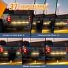 Nilight 49 Inch Emergency Strobe Light Strips with Controller Amber