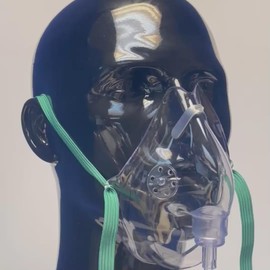 Medical Oxygen Mask and Tube 1.8m - CE Marked (10 mask)