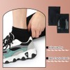 2 Pairs Heel Protectors Soft Gel Heel Cups Black Heel
