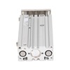 3 Stem Pneumatic Cylinder Aluminum Alloy Double Acting Air Cylinder