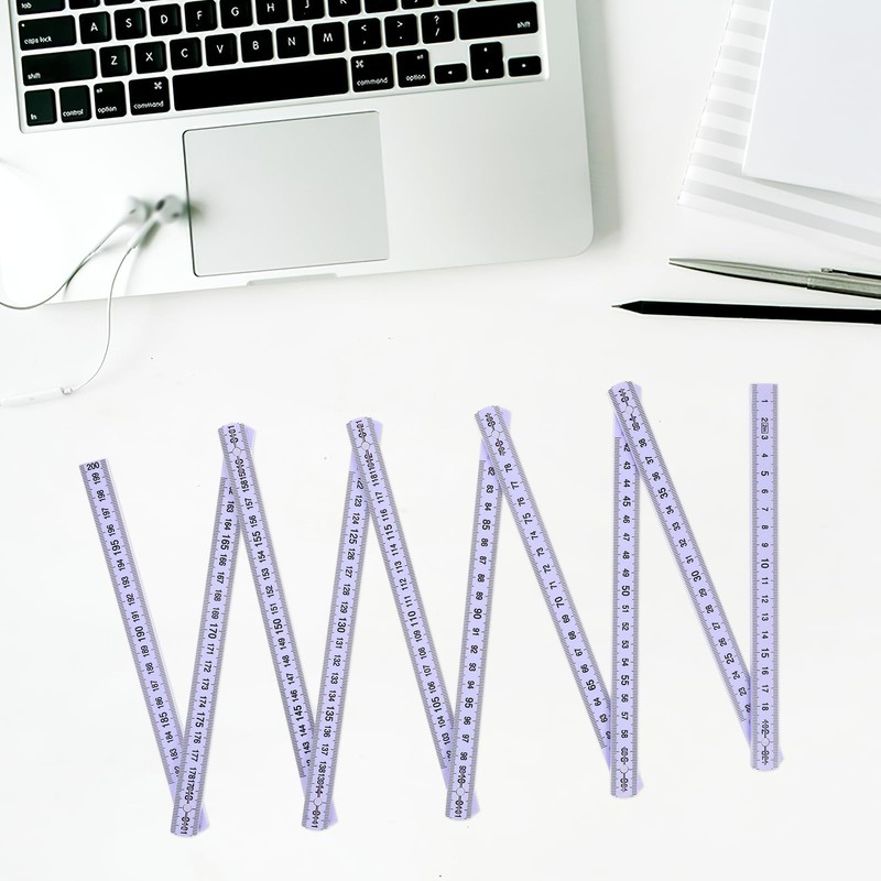 1pc Folding Ruler, 6ft Professional Measuring Tool with Clear Readings