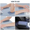 Leolee Elbow Rest Pads for Desk, Blue Ergonomic Wrist Rest