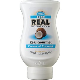 Coco Reàl, Cream of Coconut, 16.9 FL OZ Squeezable Bottle, Individually Boxed