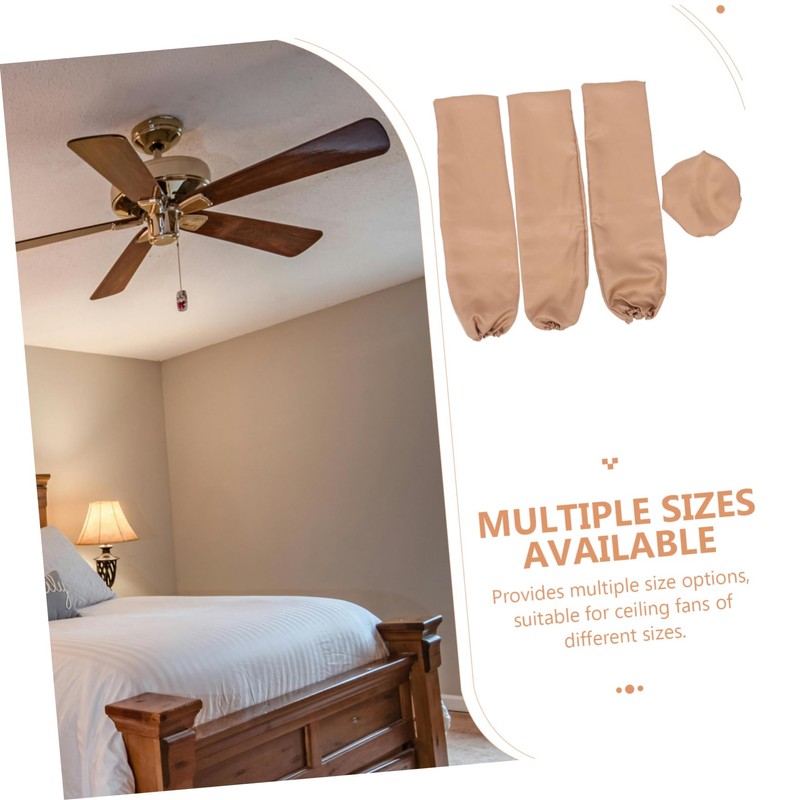 WHAMVOX Washable Ceiling Fan Covers Enclosed Ceiling Fan Covers for