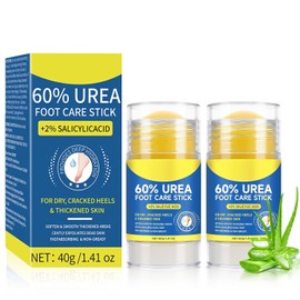2PCS Crema Hidratante Para Pies, Exfoliating Moisturizing Foot Ointment con Urea 60, Reparar e hidratar la piel seca y agrietada, Crema Hidratante,...