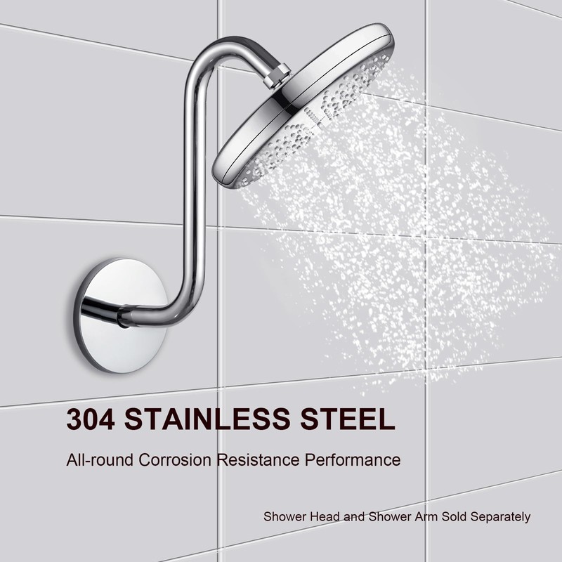 OFFO 4.5" Extra Large Shower Arm Flange in Outer Diameter