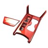 LEXLEY 2Pcs Red Style Gear Shift Frame Console Panel Trims