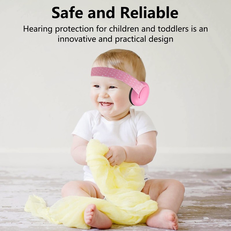 Auriculares para bebés, Cómodas orejeras para bebés, Auriculares con cancelación