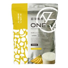 タマチャンショップ 超栄養食ONE 完全栄養食 ドリンク 【1杯で1日の半分の栄養/たんぱく質27g】 ビタミン ミネラル プロテイン 酪酸菌 発酵のチカラ リッチバナナ 480g（15食分） シェイカーなし