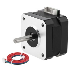 ZVKV Nema 17 Stepper Motor 28MM Bipolar 0.8A 24N.cm(33oz.in) 42 2 Phase 4 Wire Bipolar Stepper Motor 1.8 Degree for DIY CNC 3D Printer with 1M Cable and Connector