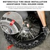BWBWND Motorcycle Tire Bead Installation Holder Hook, Wheel Tire Removal