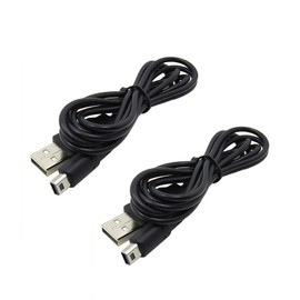 Liroyal 3DS Cable, Charging Cable, Charger Cable, Set of 2, Compatible with New3DS, New 2ds, LL/New 3DSLL, 3DS, 3DSLL, 2DSDSi, DSi LL