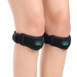 TYNOR Patellar Tendon Knee Support Strap Adjustable Neoprene Knee Stabilizer Band With Gel Pad Knee Brace For Knee Pain, Tendonitis, Running, Hiking, 