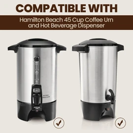 Coffee Paper Filter for Hamilton Beach 45 Cup Coffee Urn and Hot Beverage Dispenser, 100pcs
