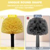 Tockrop 2 Pack Twist-On Cobweb Duster Head Brush - Efficient