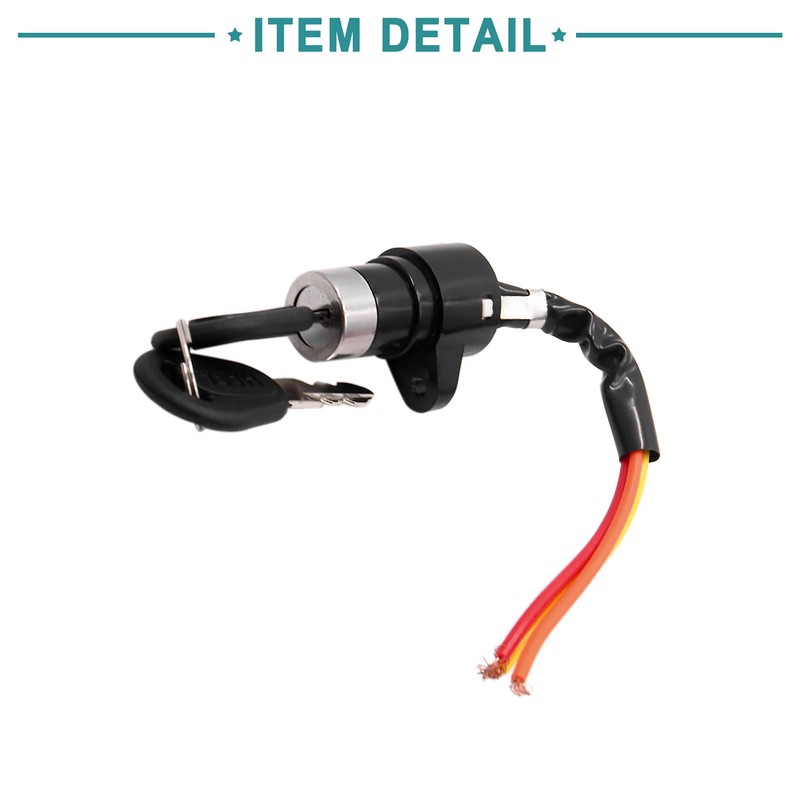 ACROPIX Motorcycle Scooter Safety Ignition Switch 2 Key Lock 3