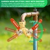 Hose Splitter 2 Way Heavy Duty Garden Hose Splitter, Full