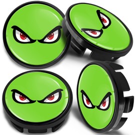 SkinoEu 4 x 65mm Wheel Centre Alloy Hub Center Caps Compatible with VW 3B7 601 171 / 6U7 601 171 Black Hubcaps CV 57