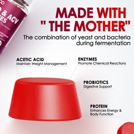 KGGCDD (2 Pack) Keto ACV Gummies Extreme1500MG Keto Gummies Apple Cider Vinegar Formulated with Pomegranate Beet Juice Powder B12 Vegan Non GMO 120 Gummys