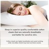 Pizuna 100% Cotton Single Fitted Sheet Baby Blue, 400 Thread