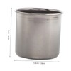 ULTECHNOVO 4pcs Stackable Stainless Steel Cups Metal Drinking Tumblers for