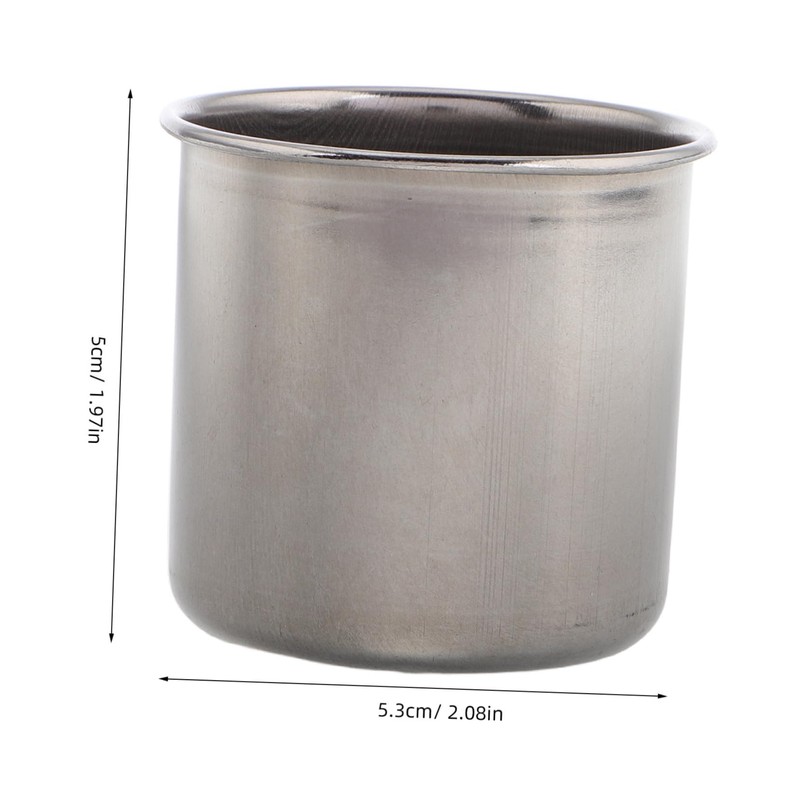 ULTECHNOVO 4pcs Stackable Stainless Steel Cups Metal Drinking Tumblers for