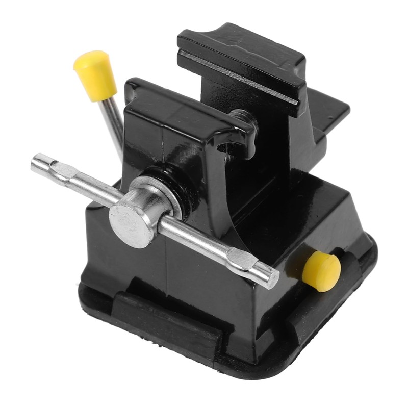 TEHAUX 2 pcs Mini Tabletop Bench Vise with Suction Base