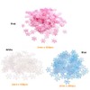 Pack of 900 Snowflake Confetti, Christmas Snowflake Table Confetti White