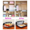 Vacuum Storage Bags (Small 6 Pack), Double-Zip Seal and Leak
