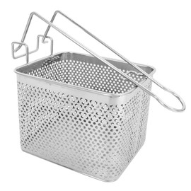PRETYZOOM Fryer Basket Stainless Steel Metal Basket Metal Baskets Filter French Fries Frying Strainer Frying Basket for Potatoes Food Fried Mesh Stainless Steel