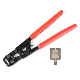 IWISS Ratchet Clamp Cinch Tool Crimper Tool for Stainless Steel Clamps from 3/8-inch to 1-inch for ASTM F2098 PEX Clamps and Car&Truck Hose Clamp