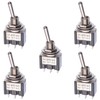 5 x On/Off Mini Small Toggle Switch Miniature SPST (Pack